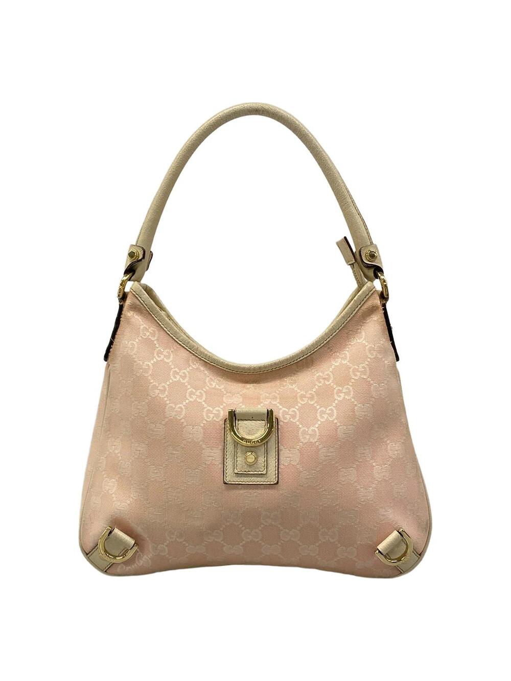 Gucci Abbey Pink Beige Jacquard Leather #363436G57B